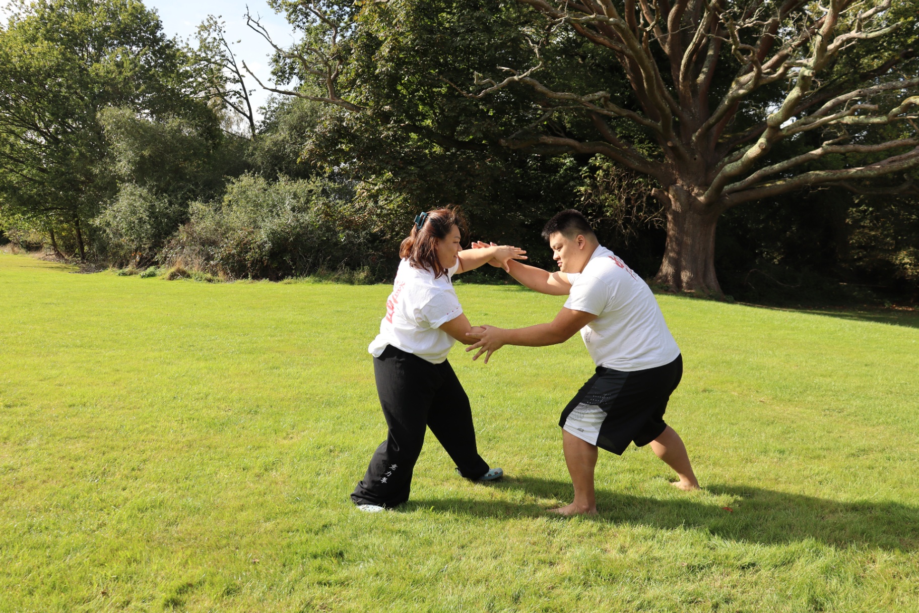 Zhong Xin Dao Training im Freien – Hsin Chin und Yen Lee Chin