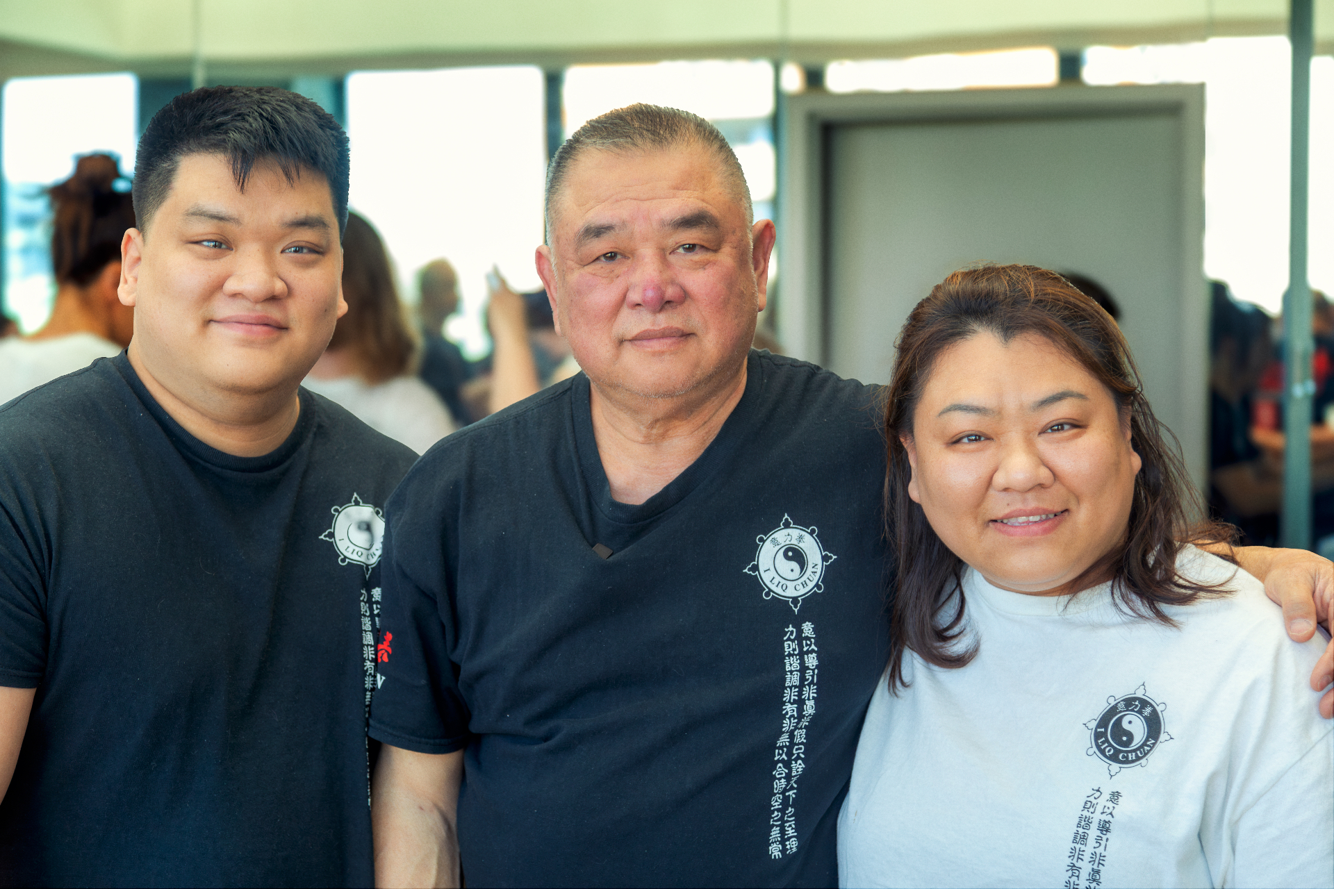 Die Chin-Familie: Sam F.S. Chin mit seinen Kindern